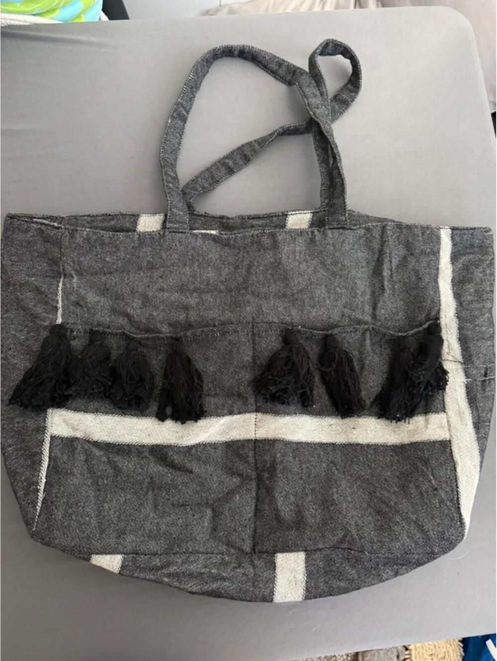 Amuse Society Fringe Boho Tote Bag